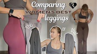 FITNESS TRY ON - COMPARING WOMEN'S BEST LEGGINGS | SQUAT PROOF?! | Which is the best collection?