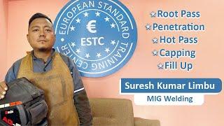 Suresh Kumar Limbu | MIG Welding | European Standard Training Center