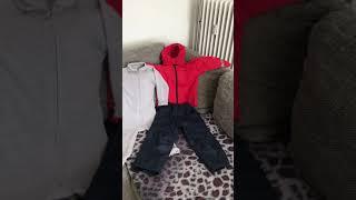 Посылка Babyshoр. Комбинезон Kuling Onesie Grey и Демисезонный костюм Kuling Oslo Rain Set Happy Red