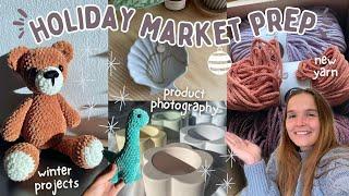 Market prepping for the busy seasonCrochet plushies  small business owner vlog Project Ideas