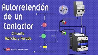 Autorretención de un Contactor | Circuito de Marcha y Parada | Enclavamiento