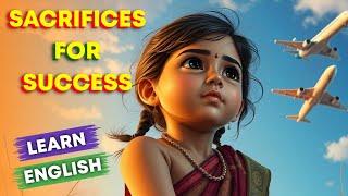 Sacrifices for success | English story to learn | English story with subtitles