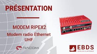 Racom's RipEX2: UHF Ethernet radio modem