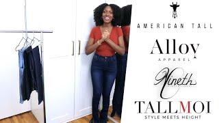 My Favorite Tall Jeans + a Giveaway! Ft Alloy Apparel, Nineth Closet, Tall Moi, American Tall