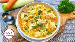 Die beste Suppe gegen eine Erkältung  - Hühner Nudel Suppe  Thermomix® TM6