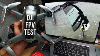 DJI FPV RACE DRONE first flight filming sports - Court In The Act #VLOG 159