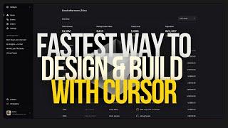 Fastest way to design & build UI : v0 & Cursor tutorial