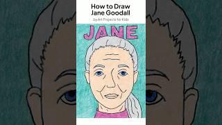 How to Draw Jane Goodall