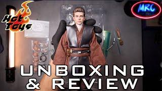 Hot Toys  ANAKIN SKYWALKER Star Wars Attack of the Clones 1/6th scale  Full Unboxing & Review