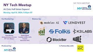 April 2024 Blockchain NY Tech Meetup LIVE From Civic Hall