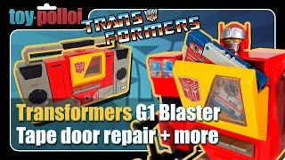 Vintage Transformers G1 Blaster Cassette door repair and more - Toy Polloi