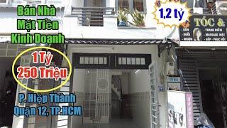 Nhà Mặt Tiền Quận 12 Gần Chợ Hiệp Thành, Phù Hợp Kinh Doanh.