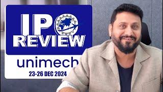 #IPO Review - Unimech Aerospace and Manufacturing Limited