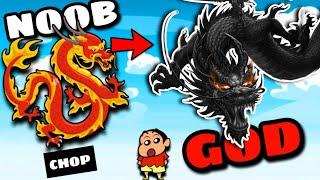 SHINCHAN AND CHOP UPGRADING A NOOB DRAGON INTO GOD BLACK DRAGON !|IamBolt Gaming