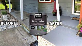 Review of the Behr Concrete Paint "Granite Grip"