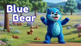 Blue Bear Dance | A Playful  Children's Poem  | Kidsjourney