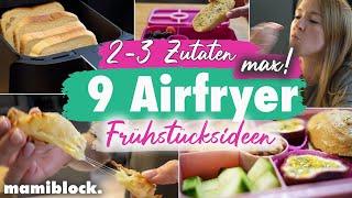 Easy breakfast from the Airfryer | Max 2-3 ingredients | Lunch box | mamiblock