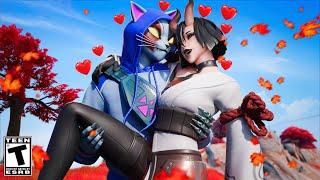 Nyanja Falls in Love - Night Rose Obsession.. Fortnite Love Life