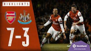 WALCOTT ON FIRE! | Arsenal 7-3 Newcastle United | Classic highlights | 2012