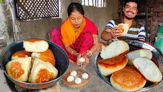 উনানে বা গ্যাসে বানান পাউরুটি একদম দোকানের মতো মাত্র কয়েকটি উপকরণে│Bun Roti Recipe│Bread Recipe