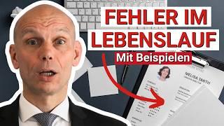 Lebenslauf: 5 Fehler, die du UNBEDINGT vermeiden musst!