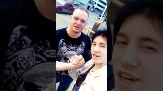 13 мая 2023️перед съемками НФР "Удар" меня поздравил с ДР Юрий Чистяков (Культ Боли)