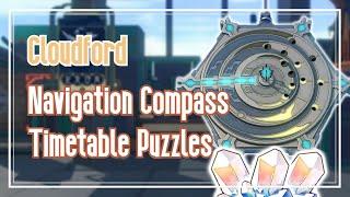 Cloudford Navigation Compass Timetable Puzzle [Day 1-3] | Honkai: Star Rail