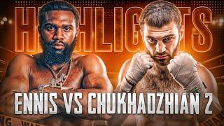 Jaron Ennis vs Karen Chukhadzhian 2 HIGHLIGHTS & KNOCKOUTS | BOXING K.O FIGHT HD