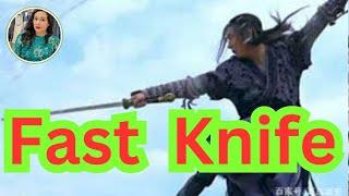 Chinese Kung Fu: Fast knife!