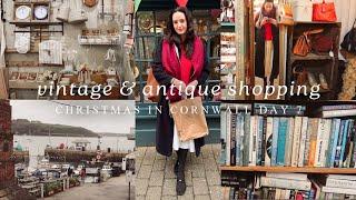 Vintage and antique shopping in Cornwall  vlogmas day 7