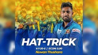 Nuwan Thushara W W W|Nuwan Thushara Hatrick | SL vs BAN|Sri Lanka Cricket