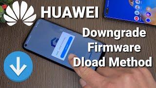 Huawei Downgrade Firmware Dload Method - No PC, No HiSuite