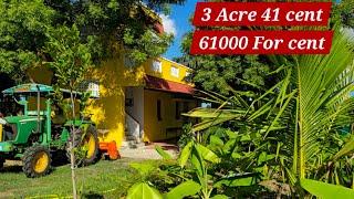 No: 235 Best Price Peaceful Farm House 3Acre 41cent  for sale in ECR Kuvathur ||Ct-9626716274