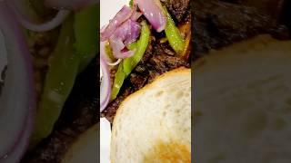 Making Pot roast sandwiches.