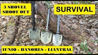 Best Survival Folding Shovel Tool | Banores | Survival Shovel | Folding Shovel SHOOT OUT vs Iunio