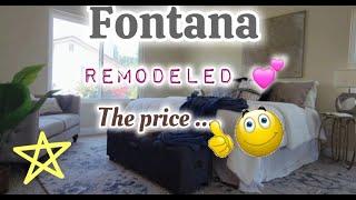  UPGRADED house for sale in Fontana Ca. 4 beds. 