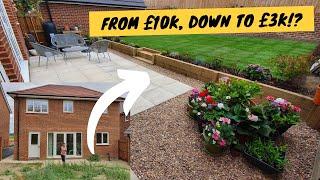 DIY New Build Garden Makeover! Transforming Our New Build Garden On A Budget  | UK