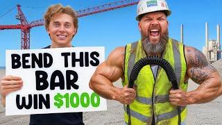 CONSTRUCTION WORKERS VS FIREFIGHTERS (Who Is Stronger?)