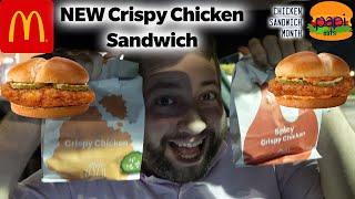 McDonald's NEW Crispy Chicken Sandwich & Spicy Crispy Chicken Sandwich - Review