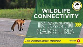 Wildlife Connectivity in North Carolina - North Carolina Wildlife Federation