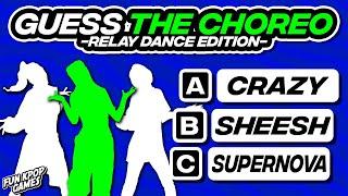 GUESS THE KPOP SONG BY THE CHOREOGRAPHY [RELAY DANCE] #3 - FUN KPOP GAMES 2024