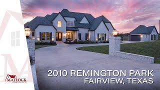 2010 Remington Park, Fairview, Texas - Remarkable home available for sale in Lovejoy ISD 4K