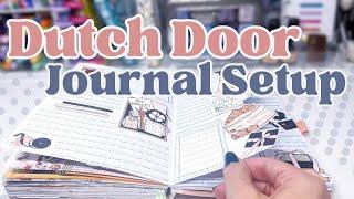 Weekly Creative Journal Setup & Plan With Me November 2024 [Dutch Door Spread]