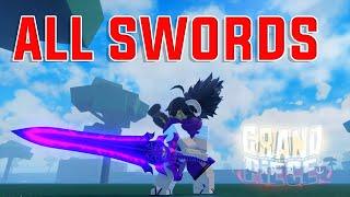 WHERE AND HOW TO GET ALL SWORDS IN GRAND PIECE ONLINE