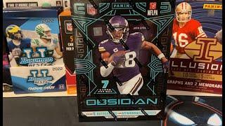 ANOTHER STROUD!!!!! 2023 Obsidian Football Hobby Box 4 Hits