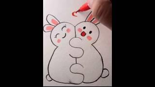 Easy Draw Rabbit  by Letter S | Letter S   I Simran Art and Craft...