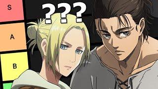 Ranking Attack on Titan Characters as ROOMMATES?!