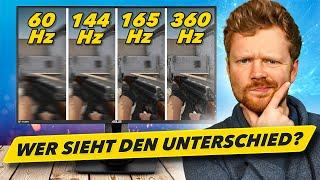 60 Hz vs. 360 Hz - Erkennt man WIRKLICH einen Unterschied?