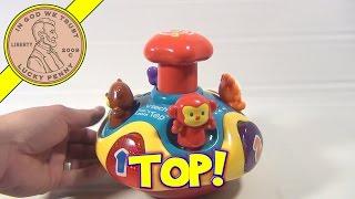 VTech Spin 'n Learn Top No. 6084, Vtech Toys - Interactive Animals with Light Up Buttons