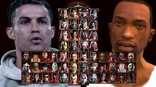 Mortal Kombat 9 - CRISTIANO RONALDO & CJ GTA SA - Expert Tag Ladder - Gameplay @(1080p) - 60ᶠᵖˢ 